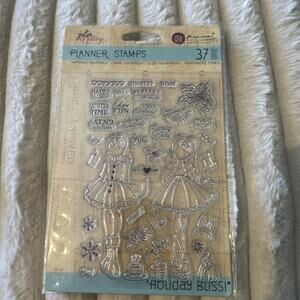 NEW “Holiday Bliss” Julie Nutting Cling Stamps #911713 by Prima Clear Stamp Set